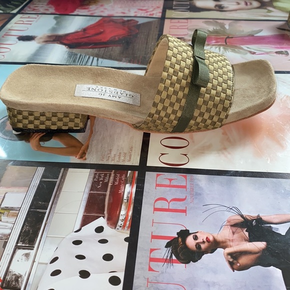 Amy Gladstone open toe slip on sandal size 7 - Picture 5 of 7